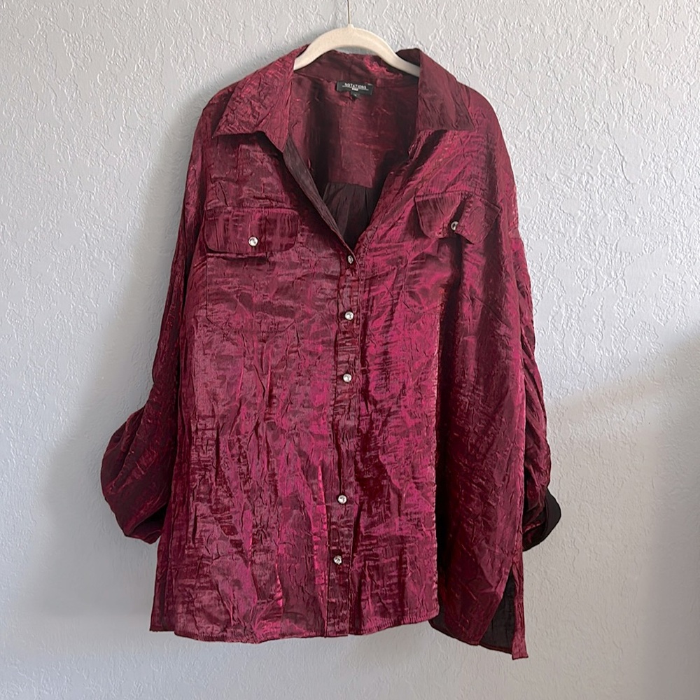 3X Notations blouse
